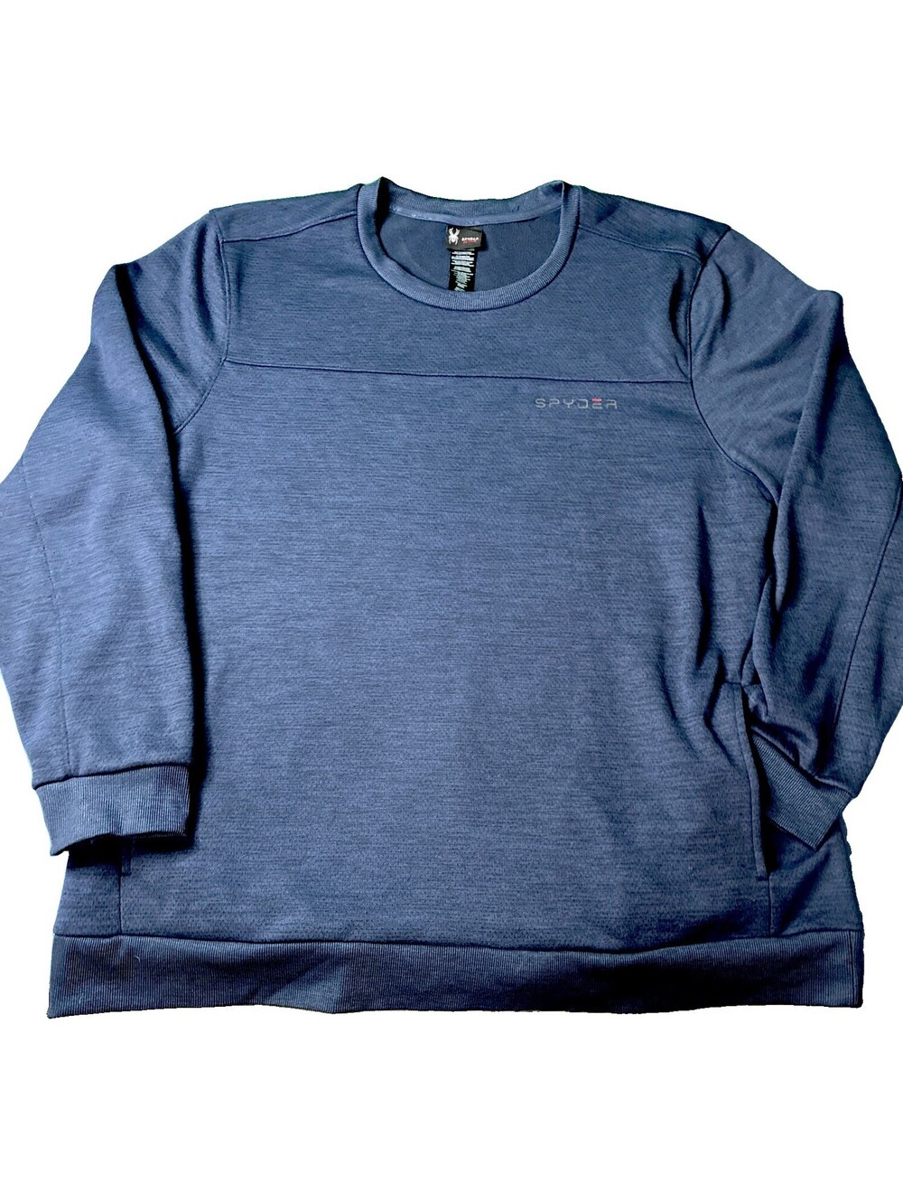 Spider active mens Navy long sleeve shirt-XXL
